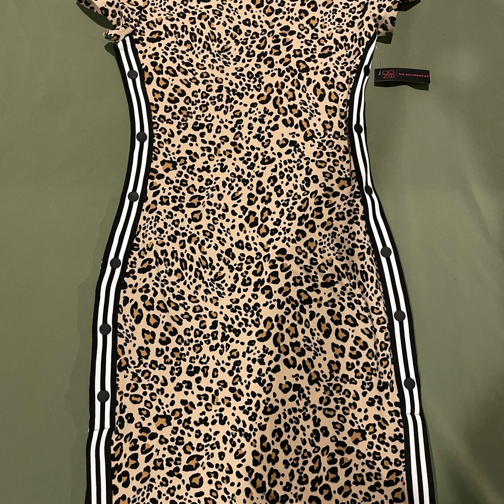 No Boundaries Leopard Print Top